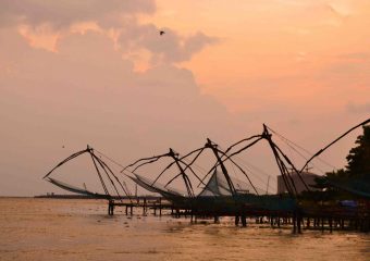 Chinese Fishing Nets - Cochin - Kerala - South- Inida