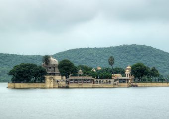 Jag Mandir is one of the two islands in Lake Pichola in Udaipur in Rajasthan in India