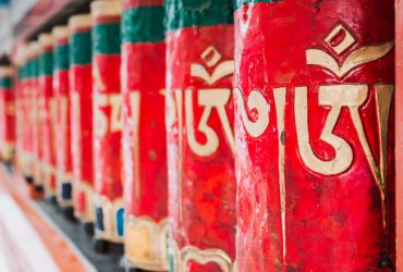 Prayer-Wheels---Namgyal-Monastery---Dharamshala---India