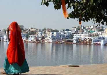 Pushkar Lake in Pushkar a Holy City in Rajasthan in India