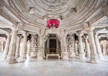 Ranakpur Jain Temples in Ranakpur in Rajasthan in India
