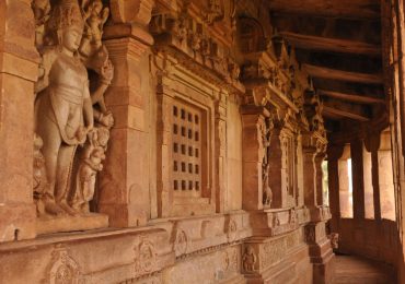 Aihole - Durga temple Interiors - Karnataka - South India
