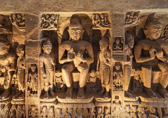 Ajanta Caves - Rock cave architecture - 4th century BC - Aurangabad - Wst - India