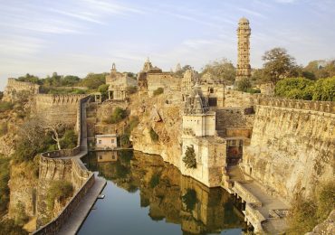 Chittorgarh Fort and its tower in Rajasthan