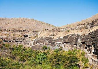 Ellora Caves in Aurangabad are the first rock hill architecture in India - Aurangabad - India