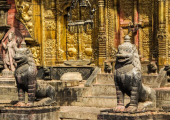 Oldest hindu temple near bhaktapur - changu narayan temple - kathmandu valley - nepal