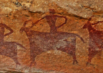Paintings in rock shelters of Bhimbetka are 30 thousand years old - Bhopal - Madhya Pradesh - India