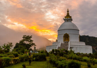 Peace Pagoda - Peace stupa - Pokhra Valley - Nepal