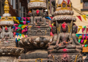 Statues of Buddha - Kathmandu Darbar Square - UNESCO - kathmandu - Nepal