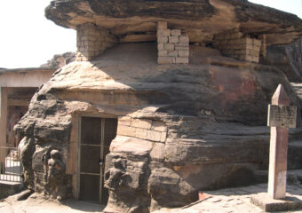 Udayagiri Caves in Vidisha near Bhopal in Madhya Pradesh are rock caves having temples of Hindu gods - Central India - India